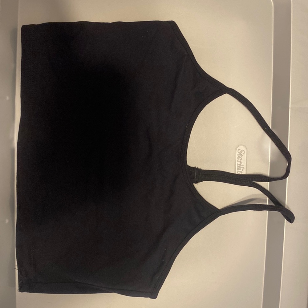 Paragon Fitwear Twin Strap Brami Yop- US M in Black